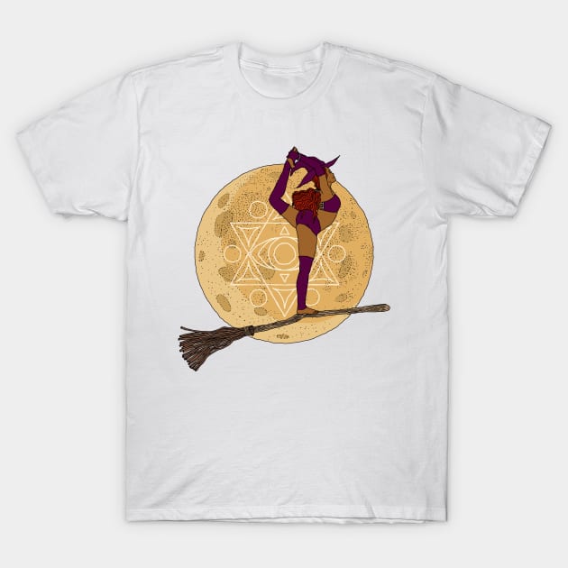 Namaste Witches T-Shirt by Sierraillustration